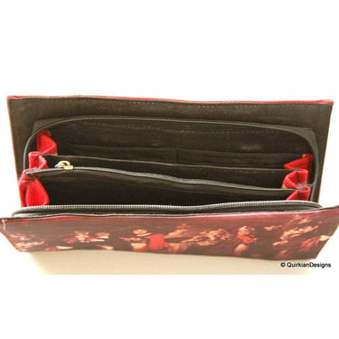 Maroon Clutch Purse Wedding Purse, Digital Print